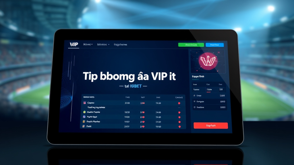 Sức mạnh của tip bóng đá VIP tại I9BET – Công cụ đắc lực nâng cao xác suất thắng cược